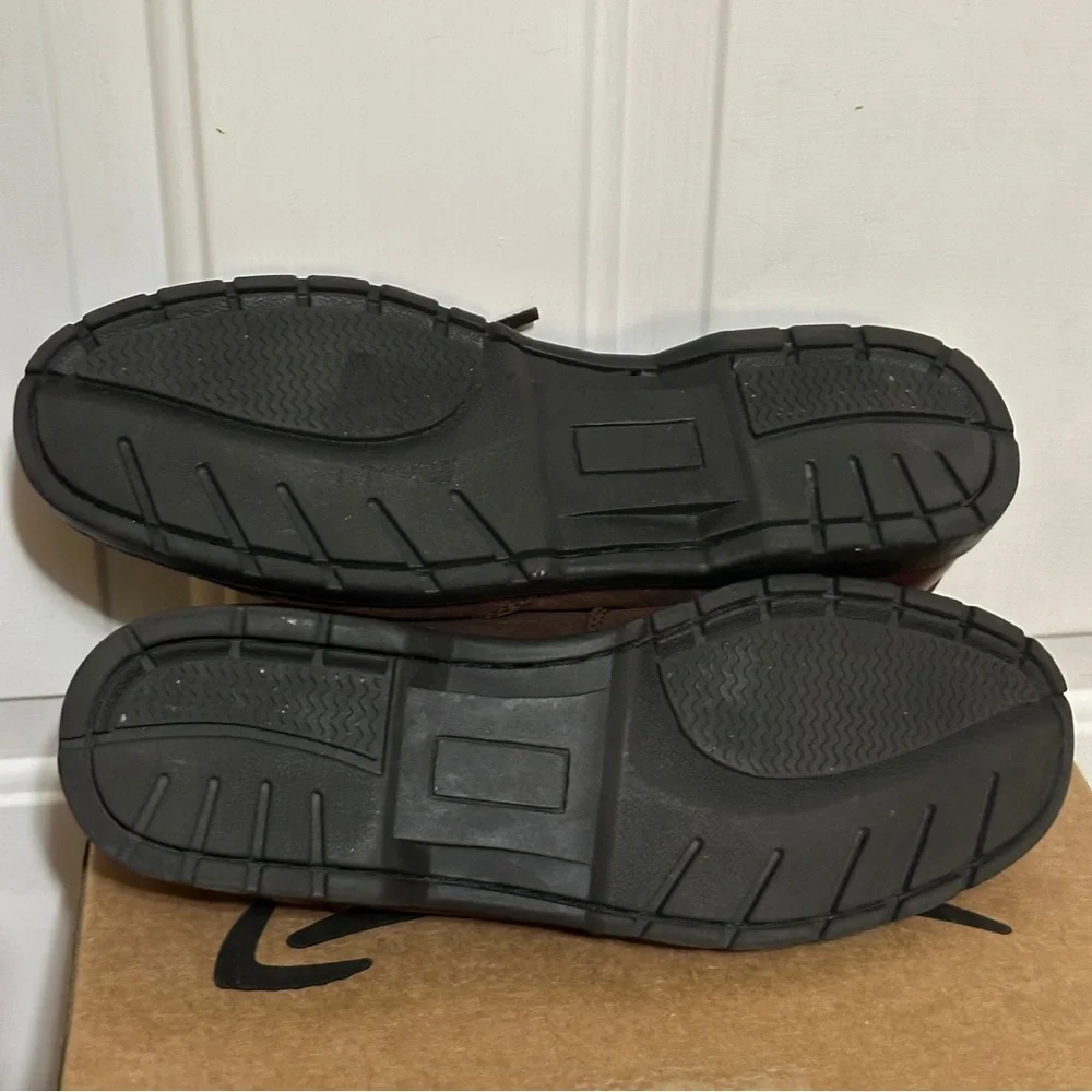 Freeman Men’s 10M Morgan Boat Slip On Leather Shoes - Brown FMC-4222 New W/O Box